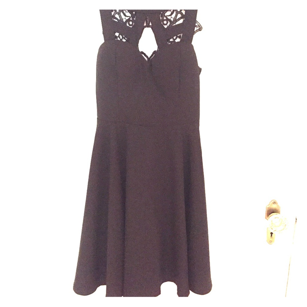 Black Xenia boutique cocktail dress